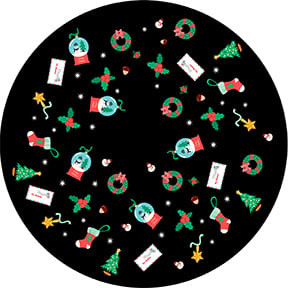Rosco 86818 Festive Christmas Rotating