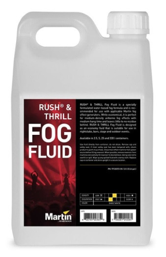Martin 2.5ltr Rush & Thrill Fog Fluid