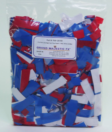 Grand Majestic 1lb Pro Fetti Bagged Free Flow Confetti