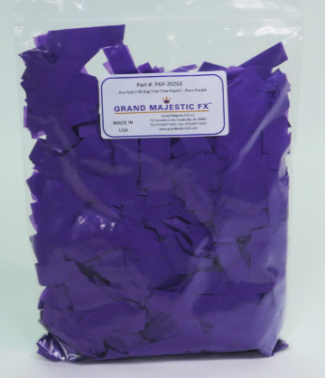 Grand Majestic 10lb Pro Fetti Bagged Free Flow Confetti