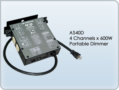 4 Channel Steel American DJ Elation DP-415 DMX 4-Channel Dimmer