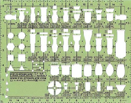 Drafting Template Field Template 1/4