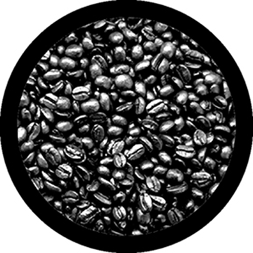 Rosco Coffee Beans Black and White Glass Gobo #  82207