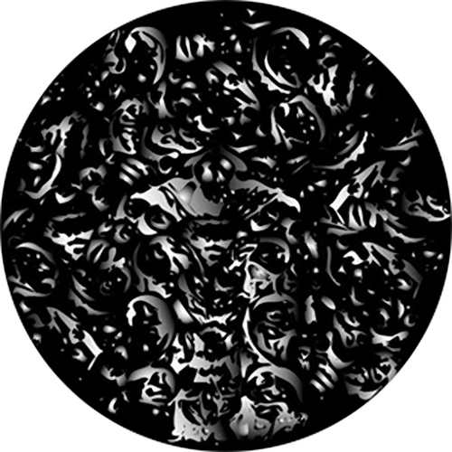 Rosco Rag Tangle Black and White Glass Gobo #  82749