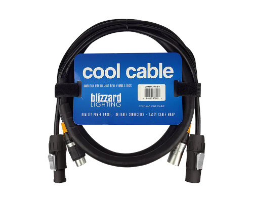 Blizzard 10ft PowerCON TRUE1 & 5-pin XLR Combo Cable