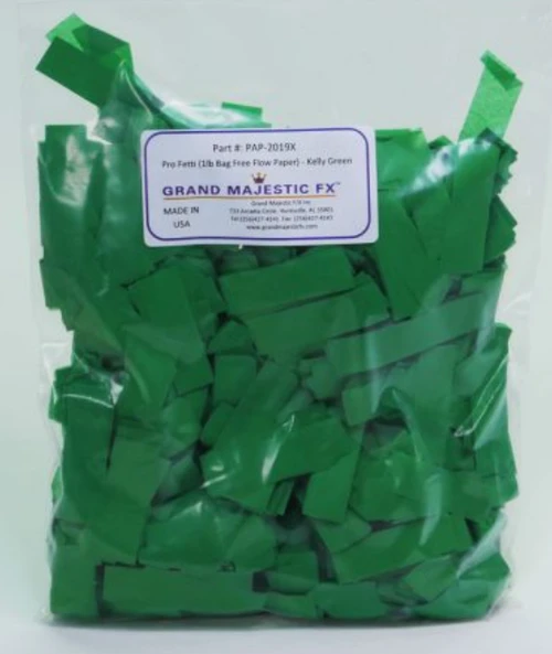 Grand Majestic 25lb Pro Fetti Bagged Free Flow Confetti 