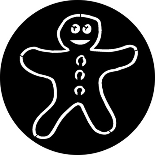 Rosco Gingerbread Man Metal Gobo #  76563