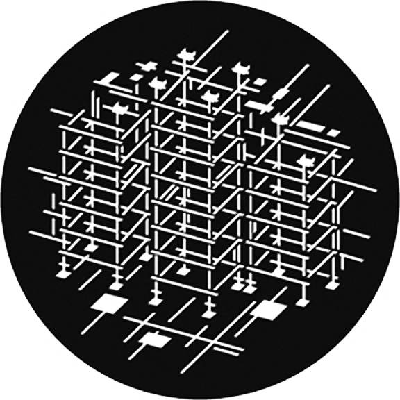 Gam Scaffolding Breakup Metal Gobo G926