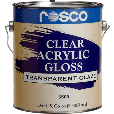Rosco Clear Gloss Acrylic Glaze - 1 gal. 150055800128