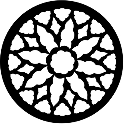 Rosco Rose Window 2 Metal Gobo # 77145