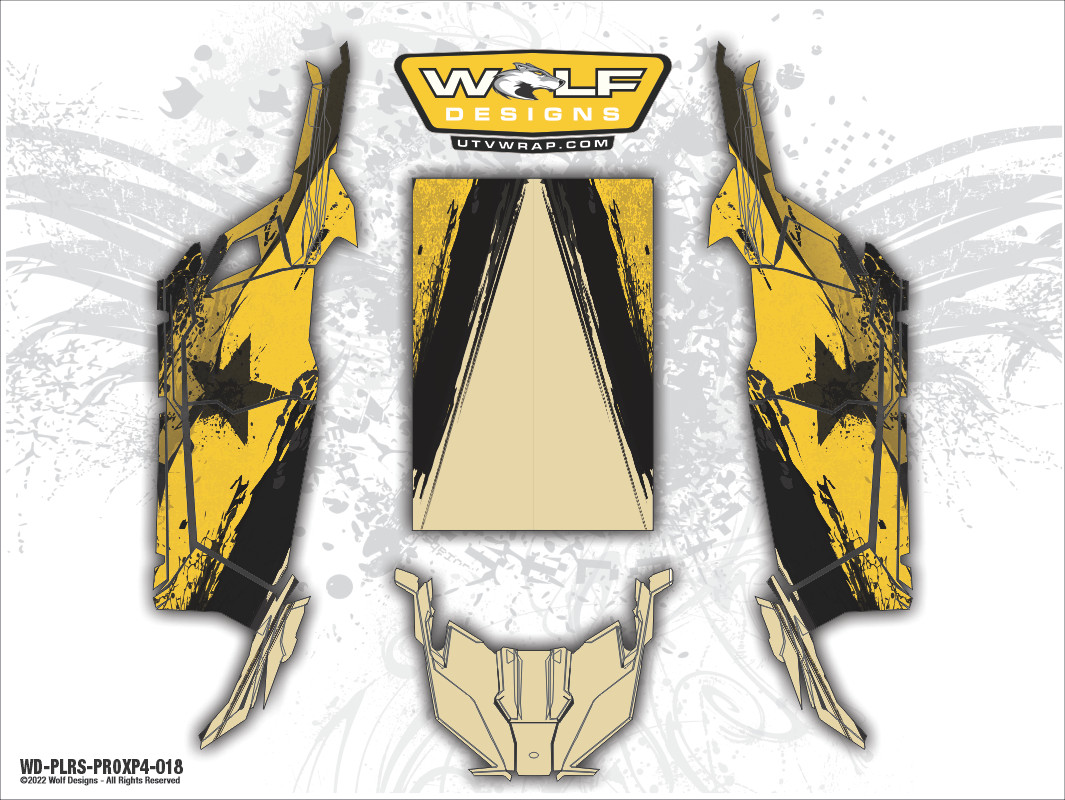 Polaris RZR PRO XP4 - UTV Graphics Wrap Kit