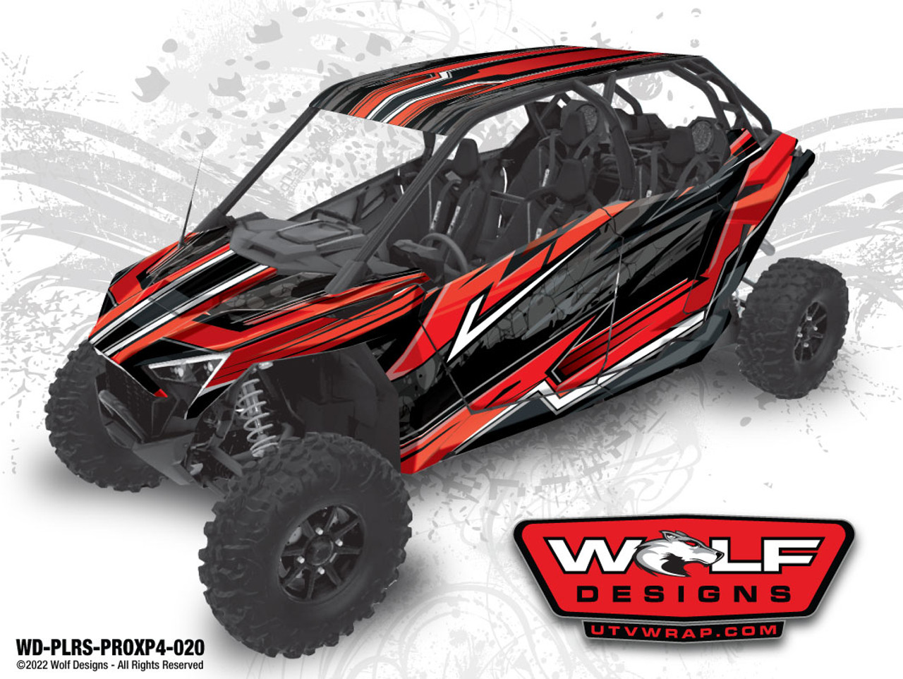 Polaris Pro XP4 - Wolf Designs UTV wrap kit Polaris Pro XP4 - Wolf Designs UTV wrap kit