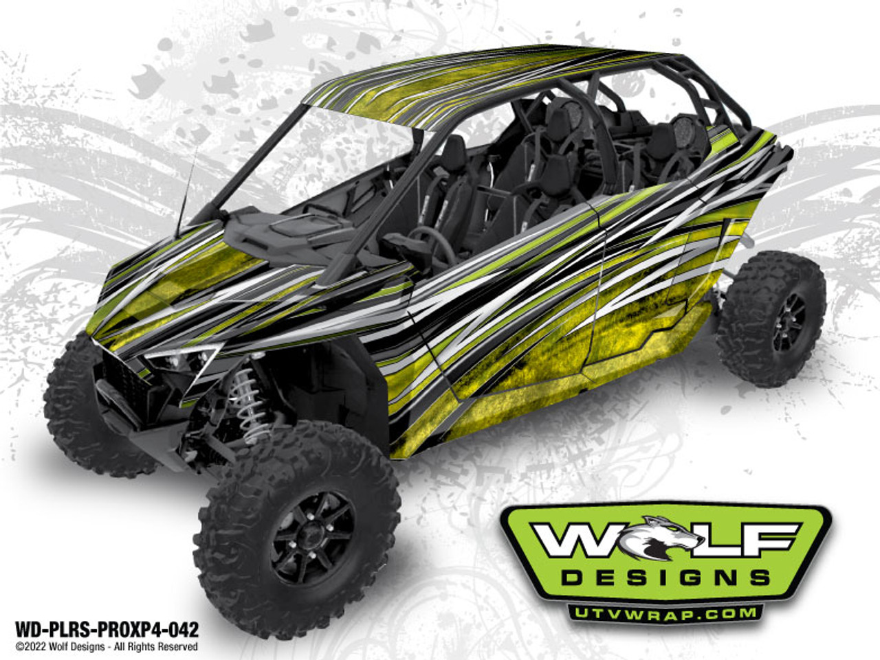 Polaris Pro XP4 - Wolf Designs UTV wrap kit
