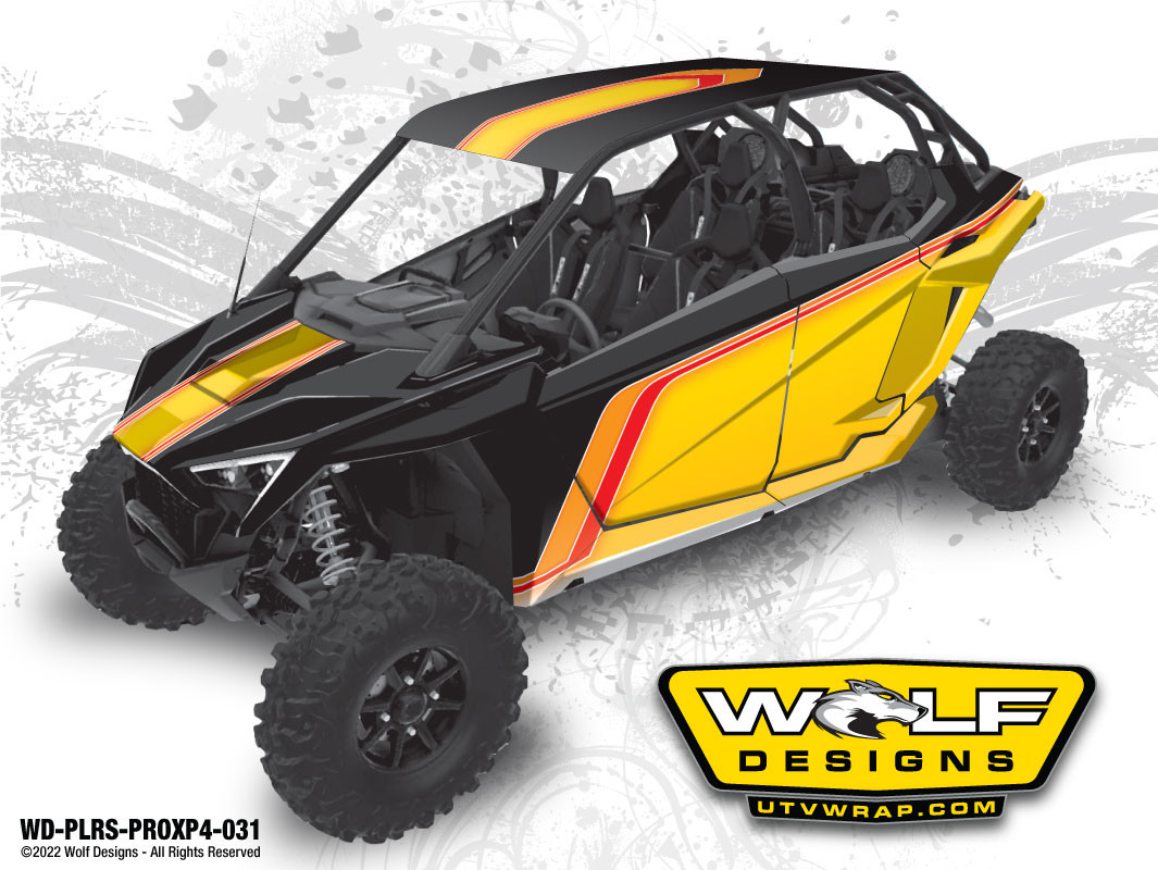 Polaris Pro XP4 - Wolf Designs UTV wrap kit