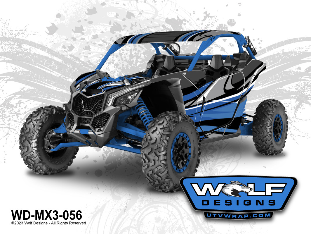 WD-MX3-056 - Can-am Maverick X3 UTV Wrap Kit Pricing Starts at