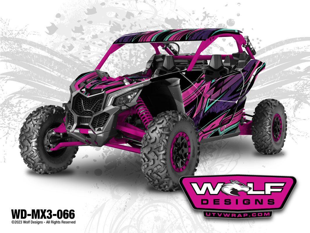 WD-MX3-066 - Can-am Maverick X3 UTV Wrap Kit Pricing Starts at