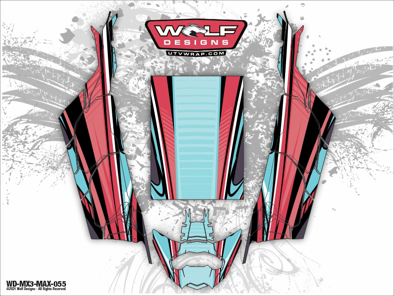 WD-MX3-MAX-055 - Can-am Maverick X3 Max UTV Wrap Kit Pricing Starts at ...