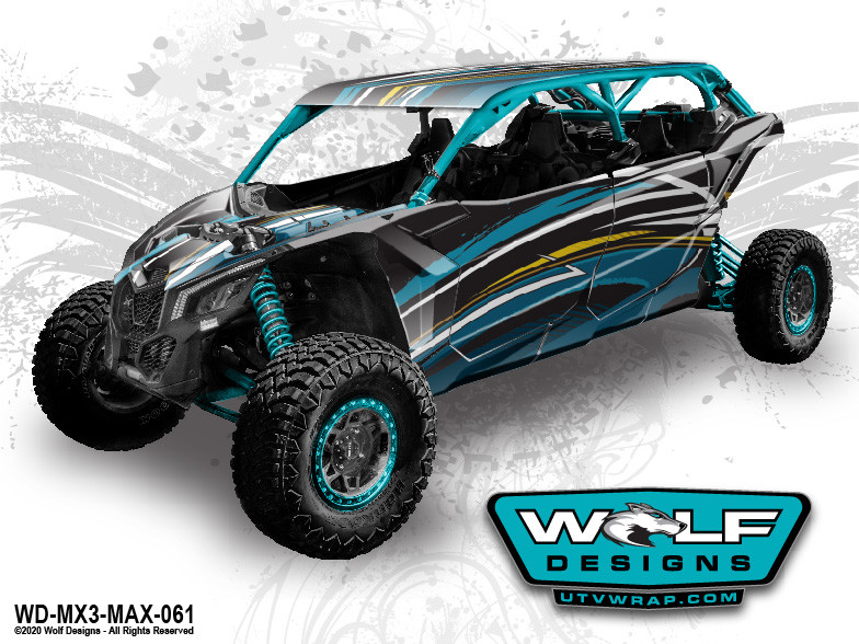 WD-MX3-MAX-061 - Can-am Maverick X3 Max UTV Wrap Kit Pricing