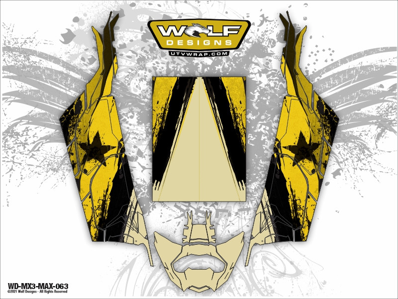 WD-MX3-MAX-063 - Can-am Maverick X3 Max UTV Wrap Kit Pricing Starts at ...