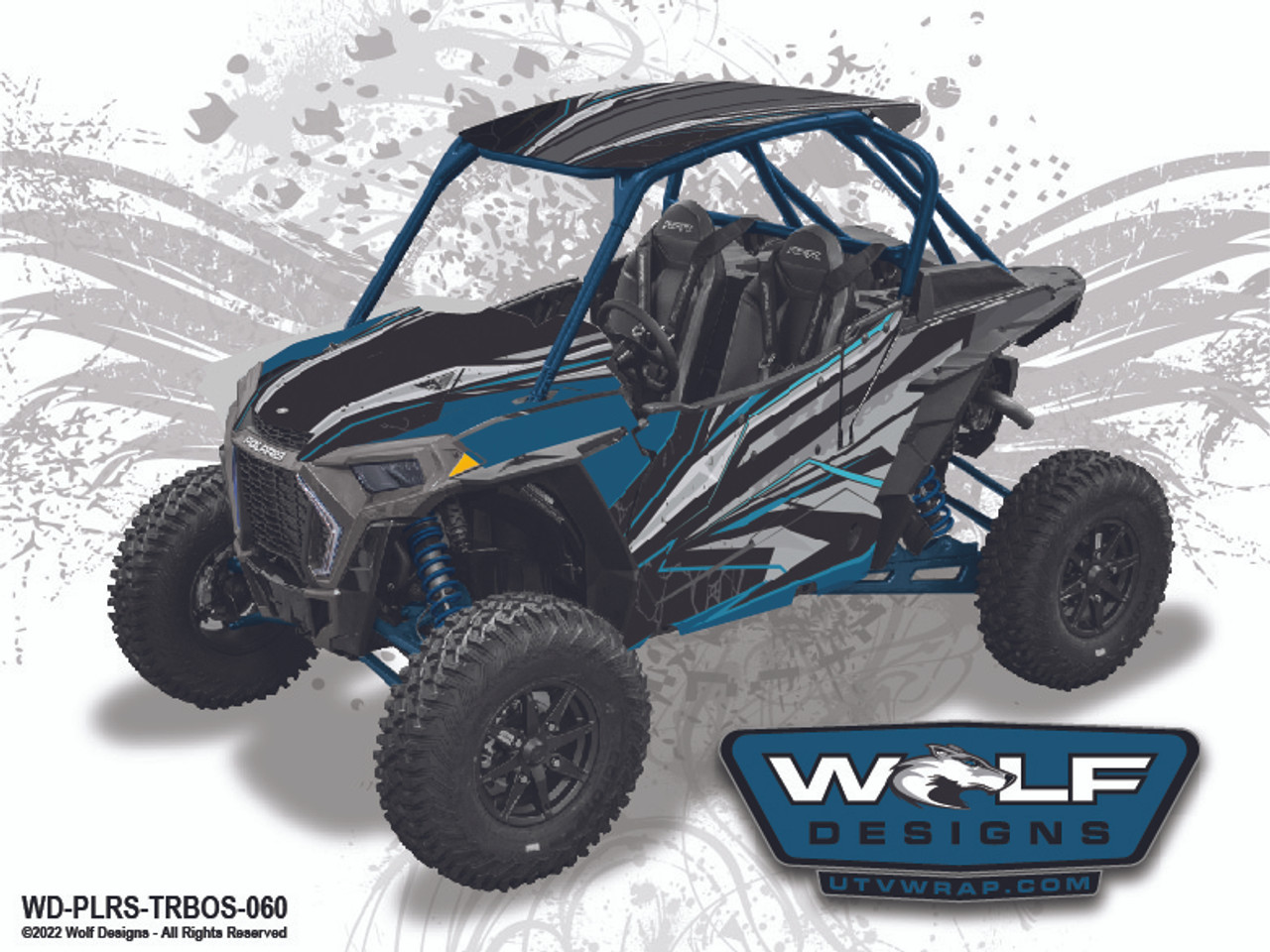 Wolf Designs Polaris RZR Turbo S UTV Wrap Kit Wolf Designs Polaris RZR Turbo S UTV Wrap Kit