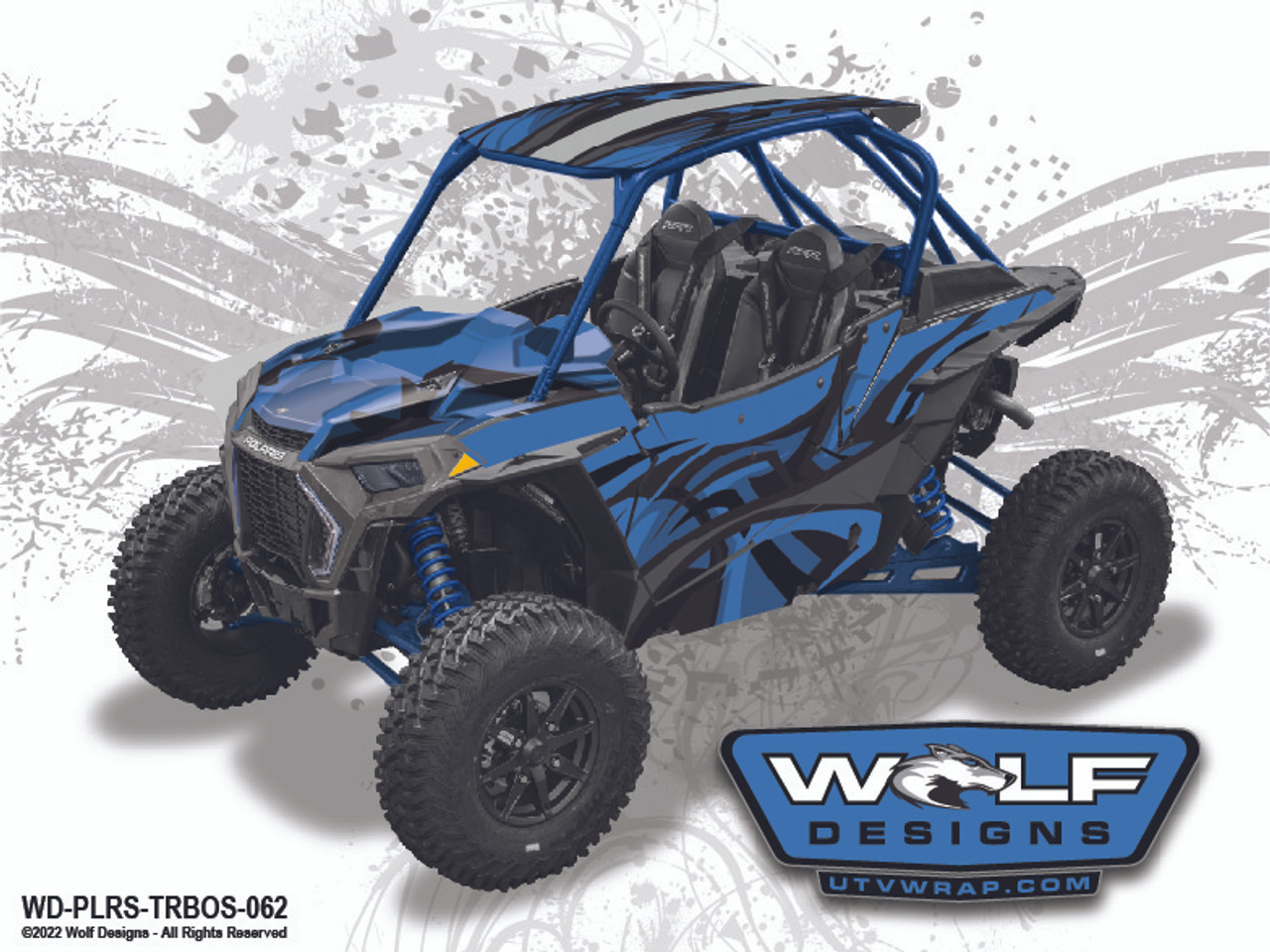 Wolf Designs Polaris RZR Turbo S UTV Wrap Kit Wolf Designs Polaris RZR Turbo S UTV Wrap Kit