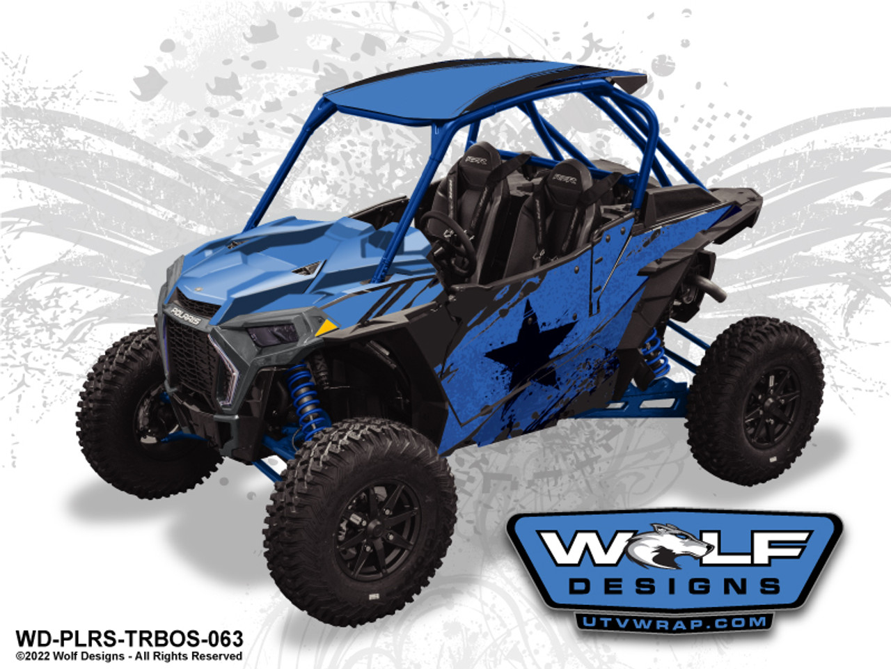 Wolf Designs Polaris RZR Turbo S UTV Wrap Kit Wolf Designs Polaris RZR Turbo S UTV Wrap Kit