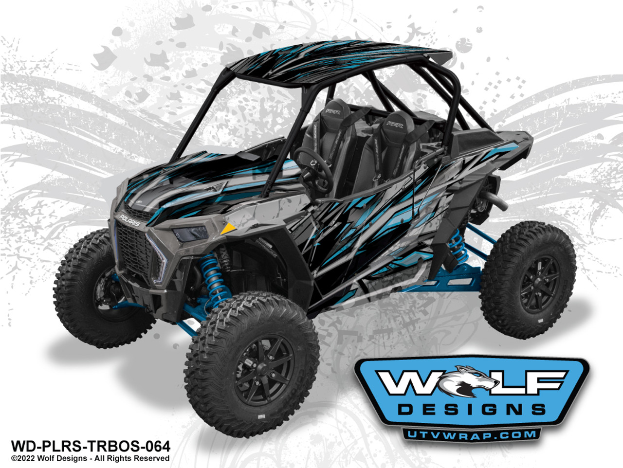 Wolf Designs Polaris RZR Turbo S UTV Wrap Kit Wolf Designs Polaris RZR Turbo S UTV Wrap Kit
