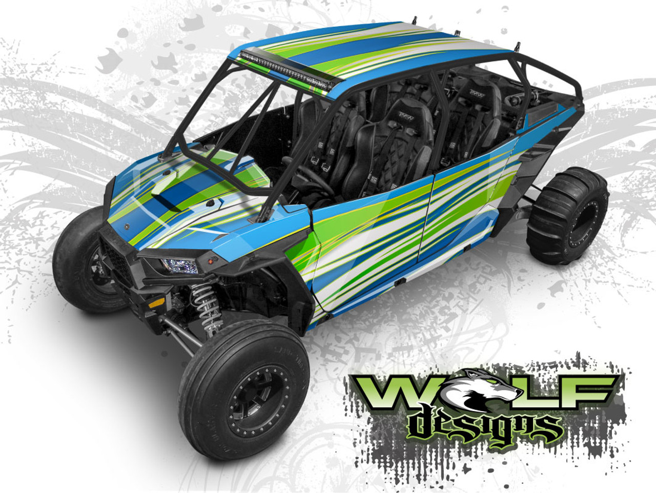 Polaris RZR  XP4 1000 UTV Graphics Wrap Kit Polaris RZR  XP4 1000 UTV Graphics Wrap Kit