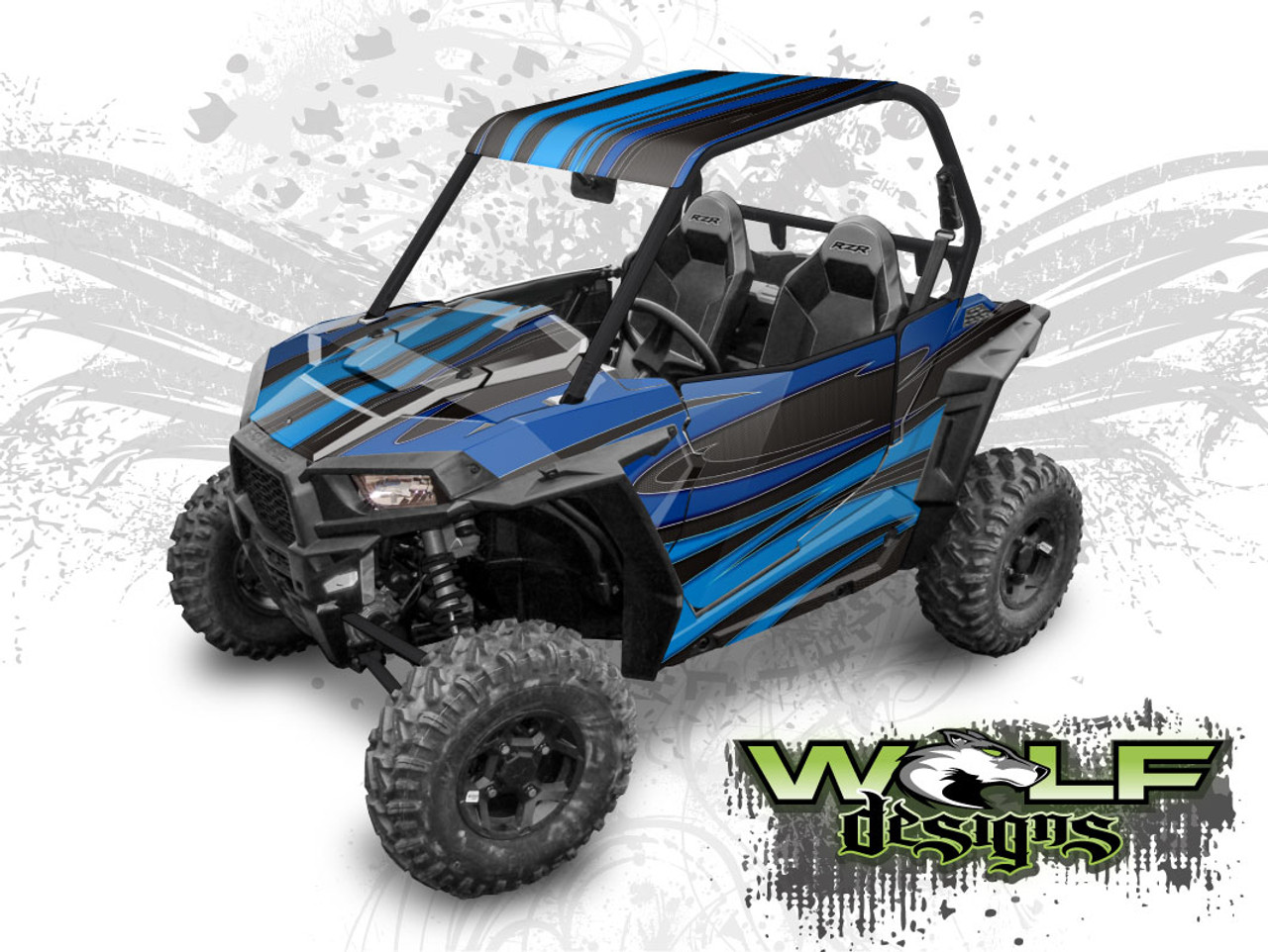 Polaris RZR S UTV graphics wrap kit  Polaris RZR S UTV graphics wrap kit