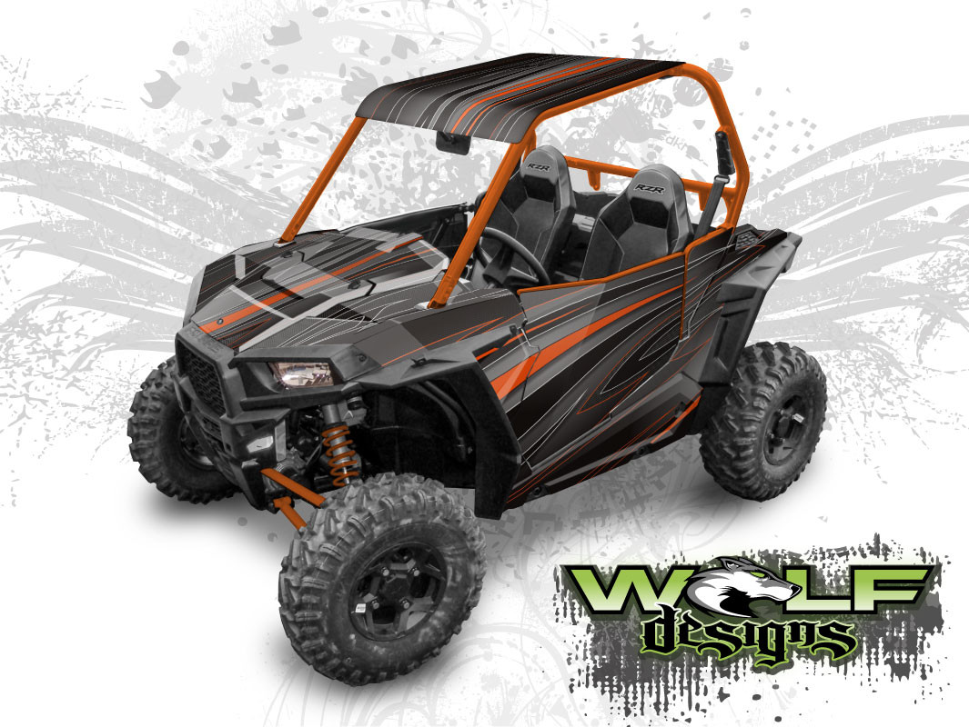Polaris RZR S 900 & 1000 - UTV Graphic Wrap Kit