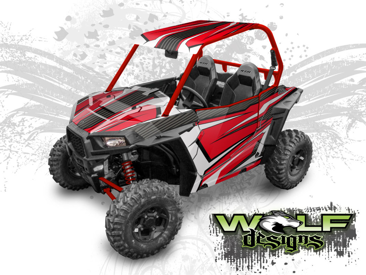 Polaris RZR S UTV graphics wrap kit  Polaris RZR S UTV graphics wrap kit