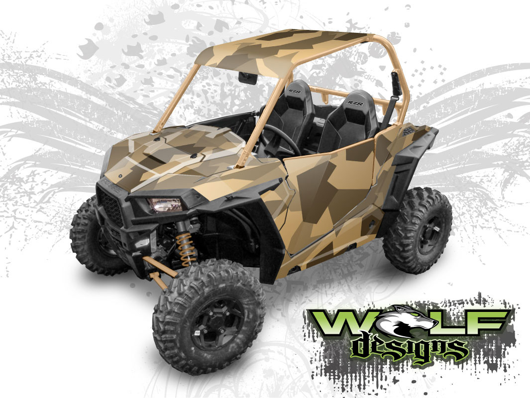 Polaris RZR S 900 & 1000 - UTV Graphic Wrap Kit