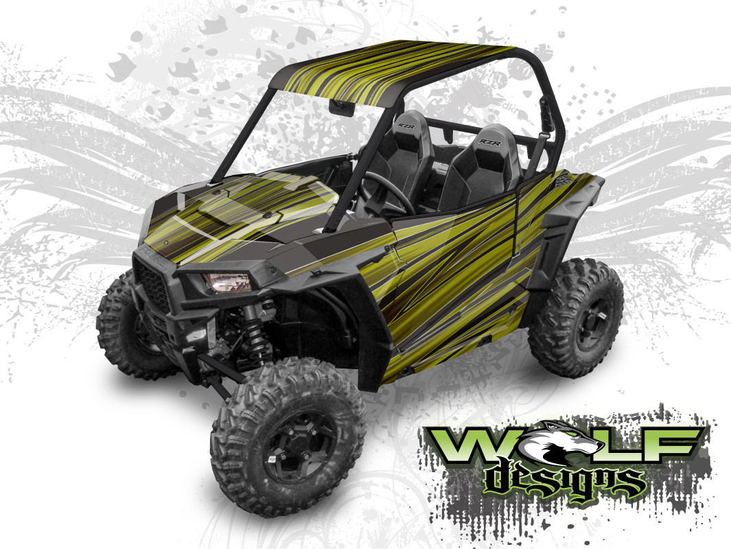 Polaris RZR S 900 & 1000 - UTV Graphic Wrap Kit