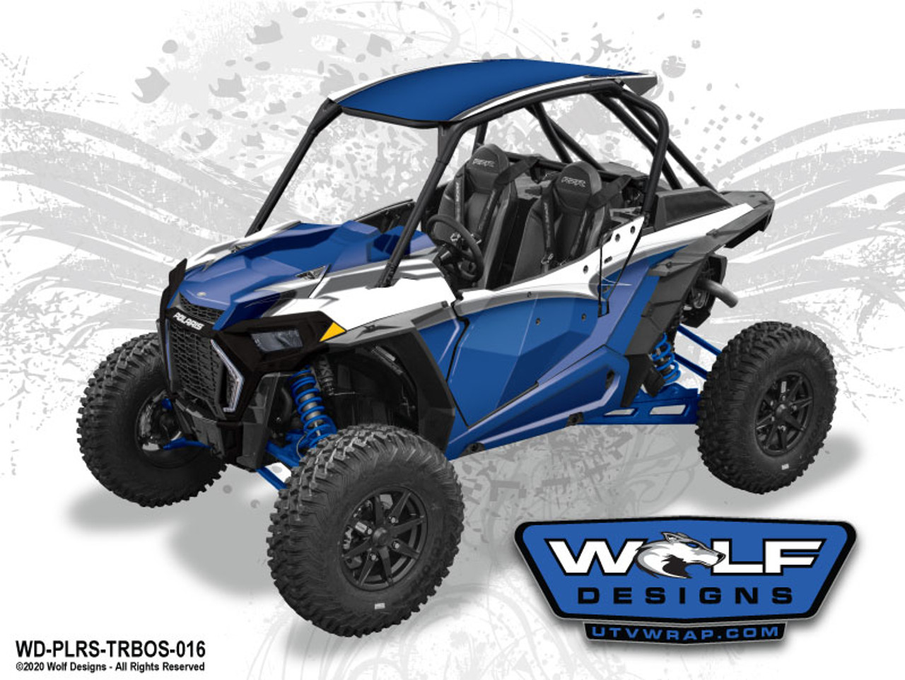 Wolf Designs Polaris RZR Turbo S UTV Wrap Kit Wolf Designs Polaris RZR Turbo S UTV Wrap Kit