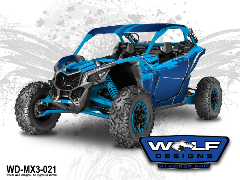 Can Am Maverick X3 - Wolf Designs Graphics Kit