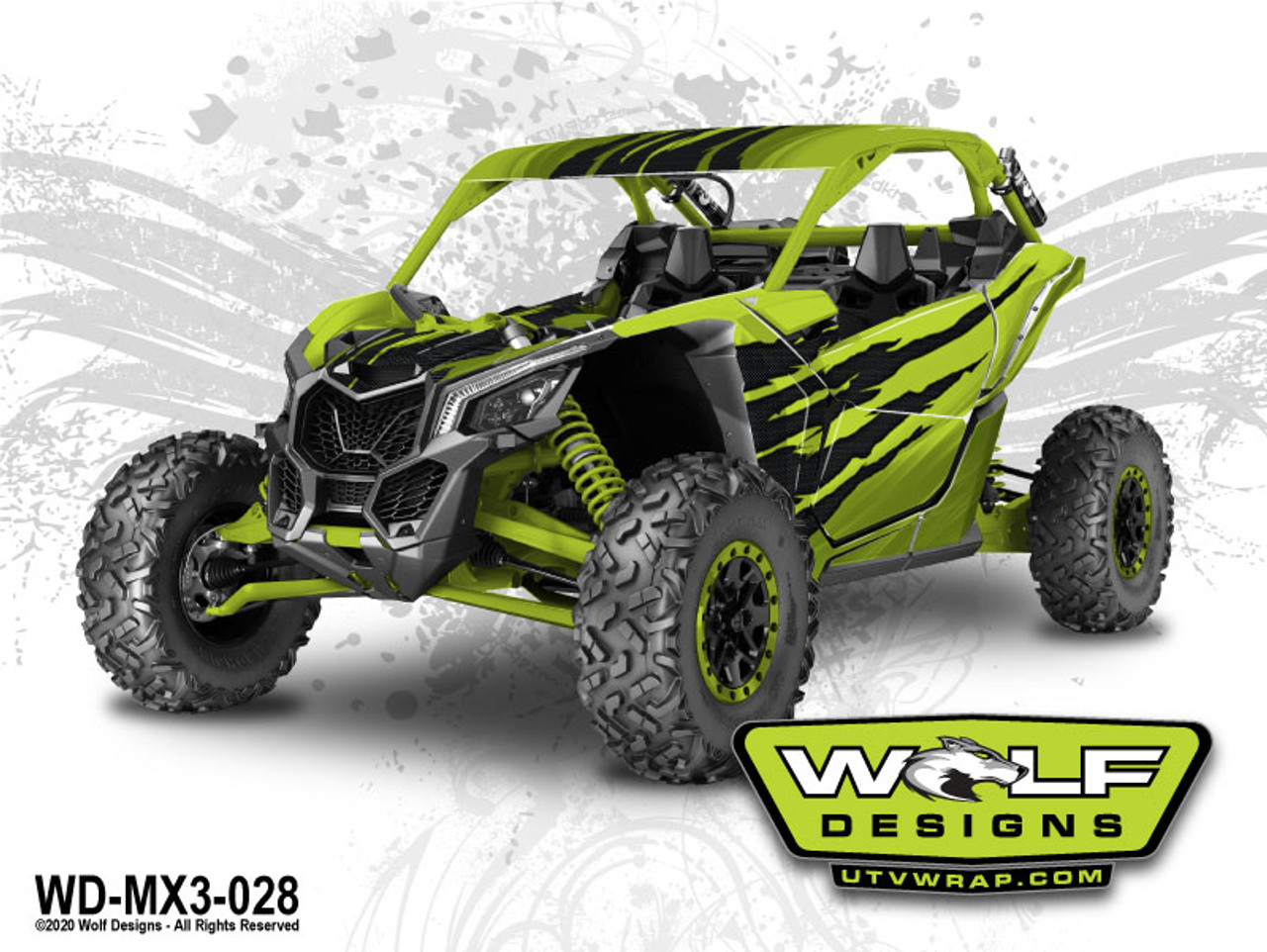 Can Am Maverick X3 - Wolf Designs Graphics Kit