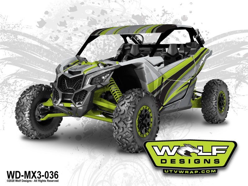 Can Am Maverick X3 - Wolf Designs Graphics Kit