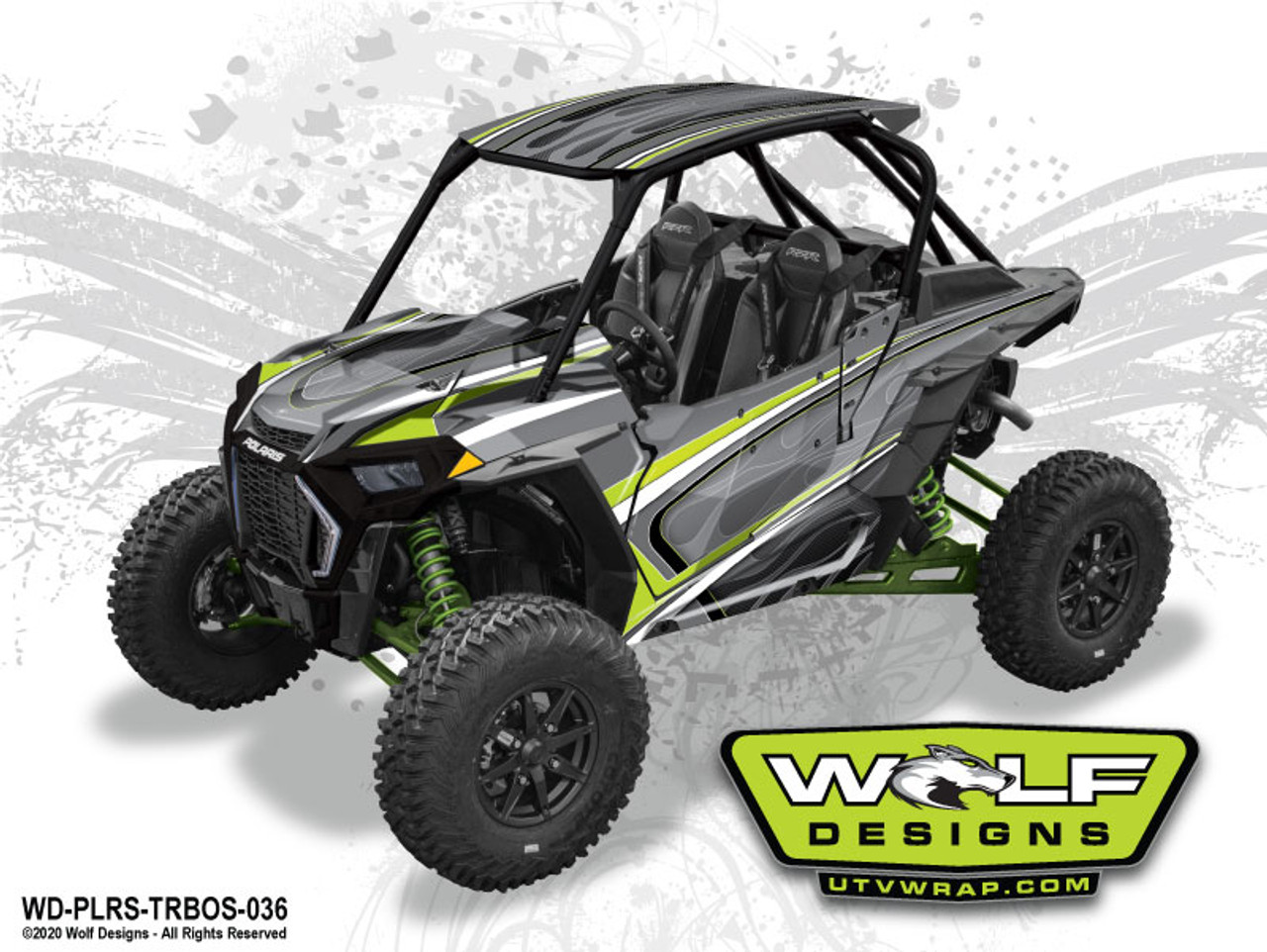 Wolf Designs Polaris RZR Turbo S UTV Wrap Kit