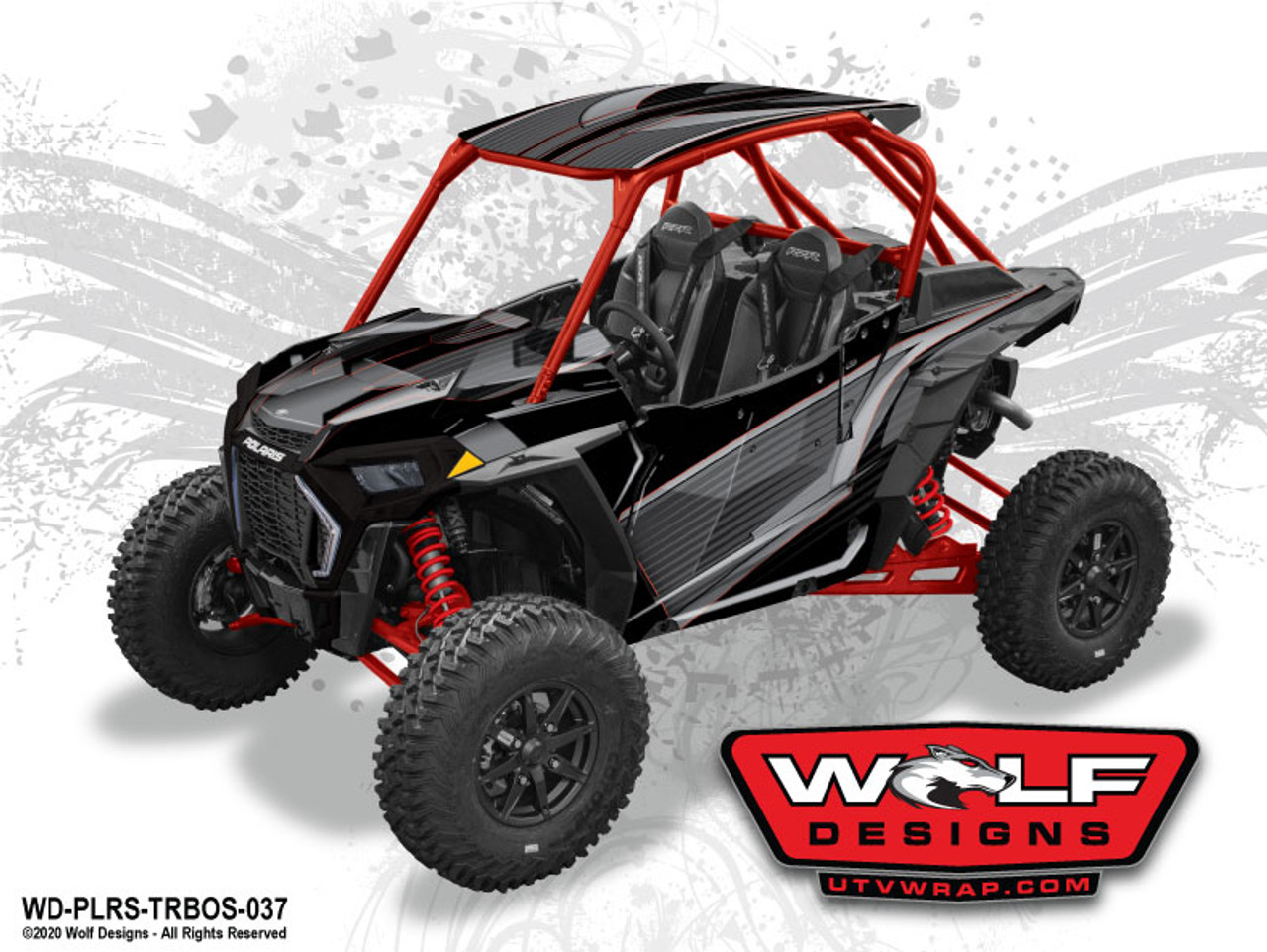 Wolf Designs Polaris RZR Turbo S UTV Wrap Kit