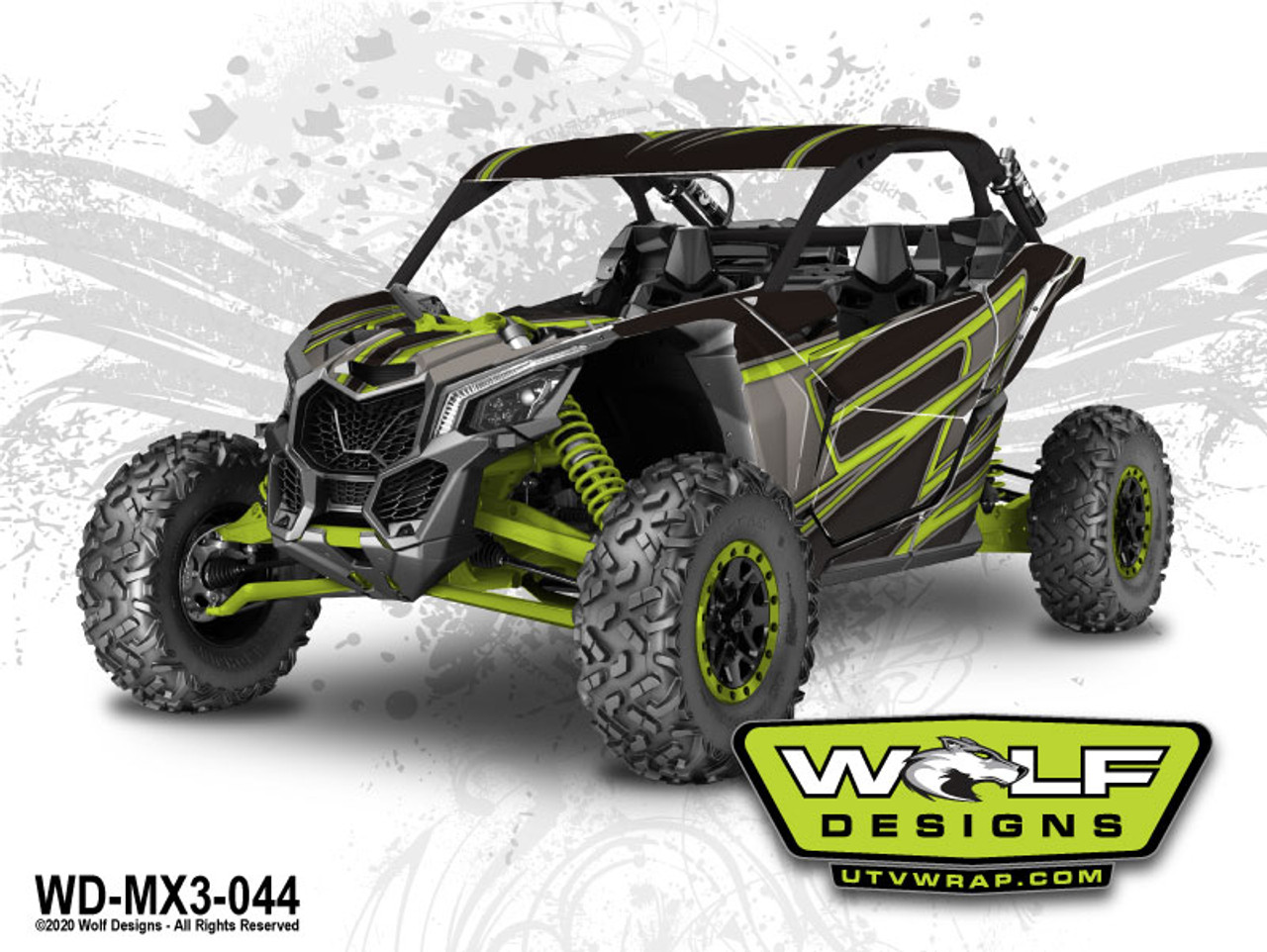 Can Am Maverick X3 - Wolf Designs Graphics Kit