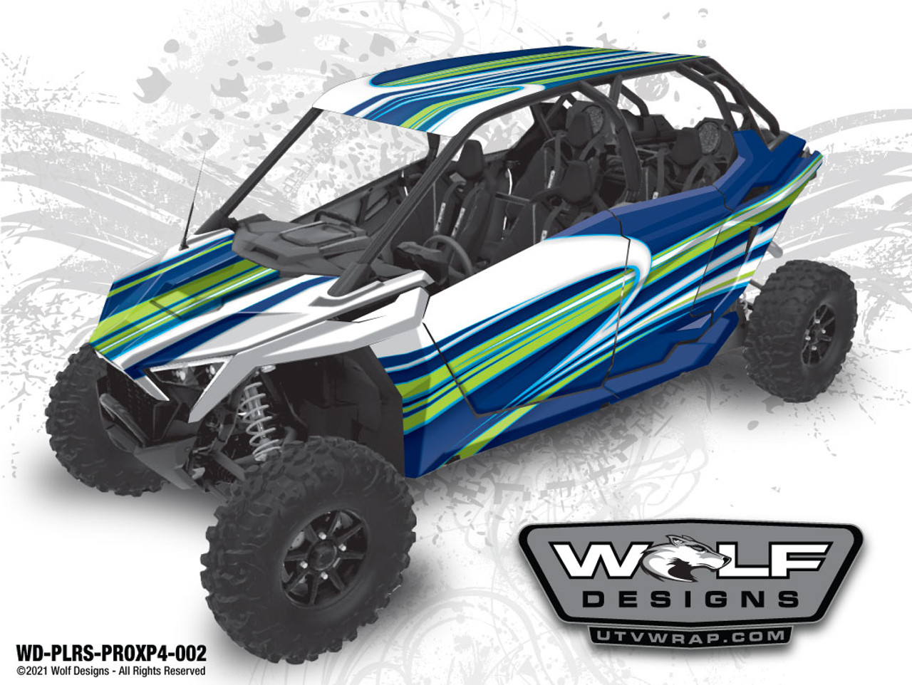 Polaris PRO 4 Seat - Wolf Designs UTV wrap kit Polaris PRO 4 Seat - Wolf Designs UTV wrap kit