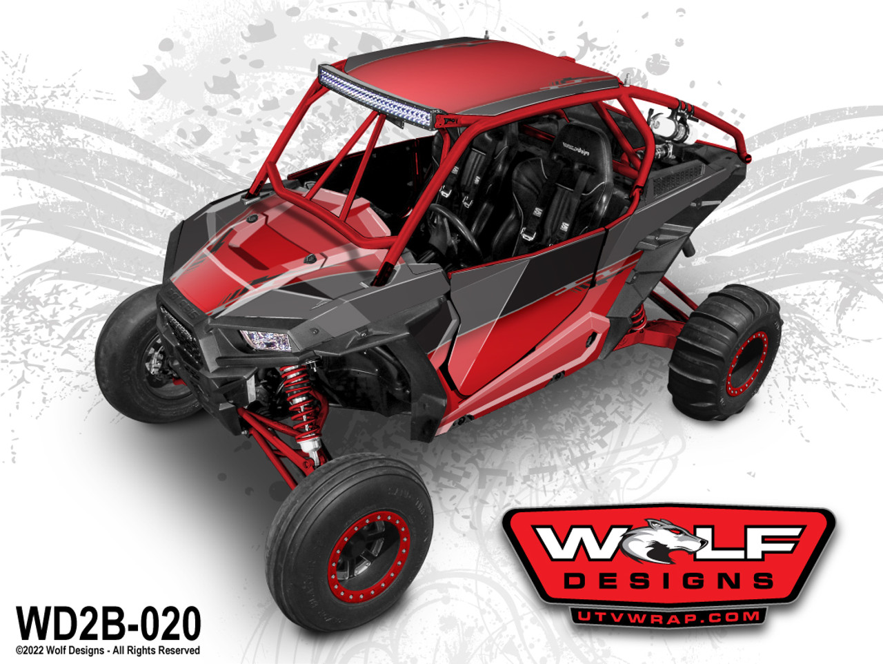 Wolf Designs - Polaris RZR UTV Graphics Kit Wolf Designs - Polaris RZR UTV Graphics Kit