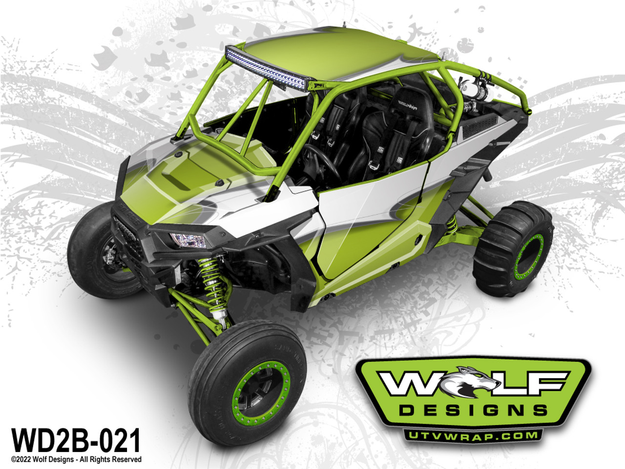 Wolf Designs - Polaris RZR UTV Graphics Kit Wolf Designs - Polaris RZR UTV Graphics Kit