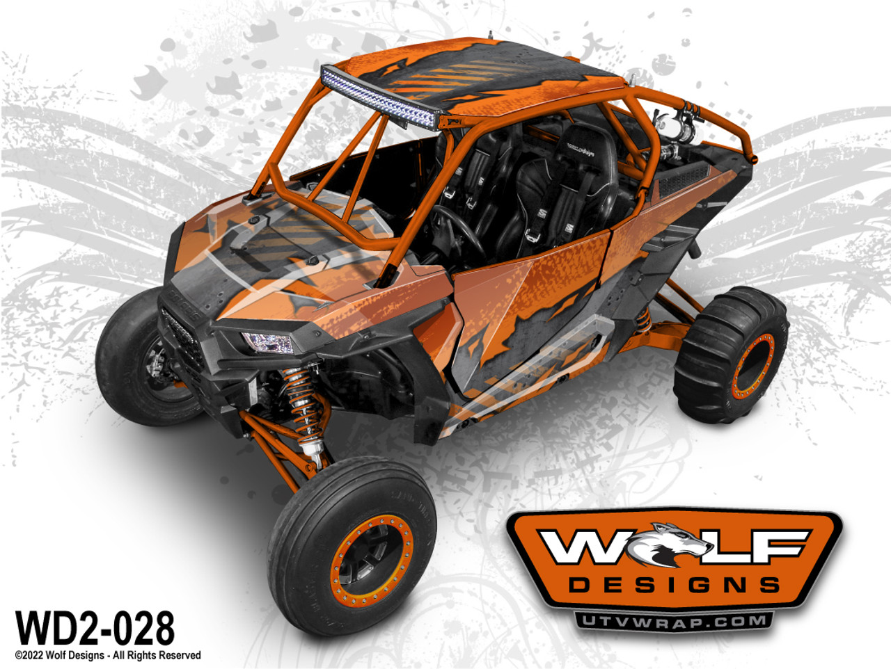 Wolf Designs - Polaris RZR UTV Graphics Kit Wolf Designs - Polaris RZR UTV Graphics Kit
