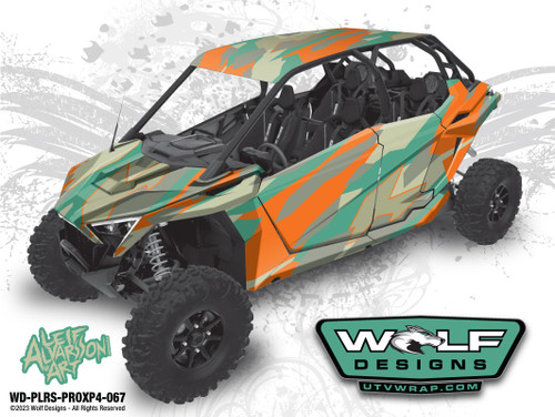 Polaris Pro XP4 - Wolf Designs UTV wrap kit Polaris Pro XP4 - Wolf Designs UTV wrap kit