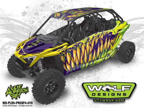 POWER WOLF RS SPECIAL 520 2本セット Polaris RZR PRO XP4 - UTV Graphics Wrap Kit