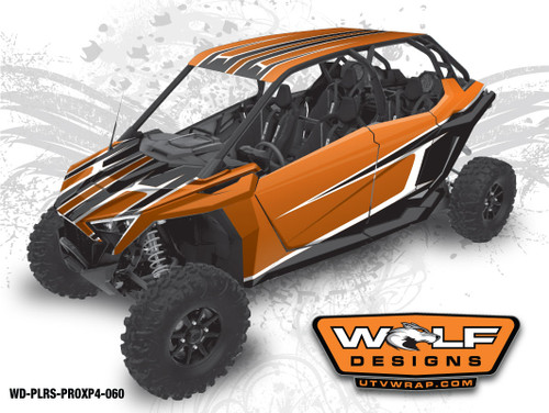 Polaris Pro XP4 - Wolf Designs UTV wrap kit