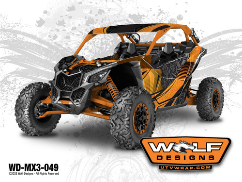 WD-MX3-058 - Can-am Maverick X3 UTV Wrap Kit Pricing Starts at