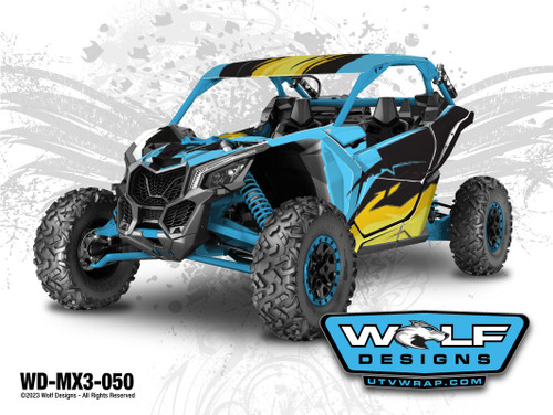 Can Am Maverick X3 - Wolf Designs Graphics Kit