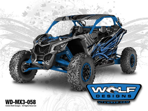 WD-MX3-058 - Can-am Maverick X3 UTV Wrap Kit Pricing Starts at